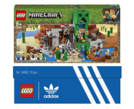 LEGO Minecraft 21155 Kopalnia Creeperów + Adidas 10282 Originals - 1034304 - zdjęcie 1